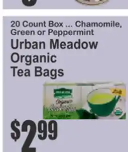 Food Universe Urban Meadow Organic Tea Bags offer