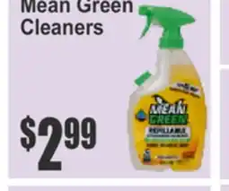 Food Universe Mean Green Cleaners offer