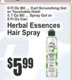 Food Universe Herbal Essences Hair Spray offer