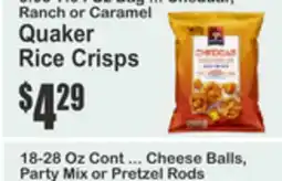 Food Universe Quaker Rice Crisps offer