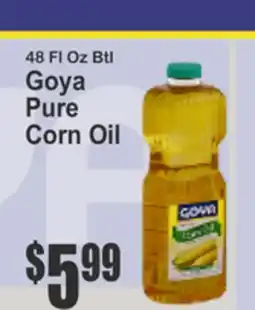 Food Universe 48 FL Oz Btl Goya Pure Corn Oil offer