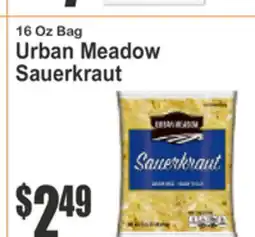 Food Universe 16 Oz Bag Urban Meadow Sauerkraut offer