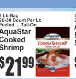 Food Universe AquaStar Cooked Shrimp offer
