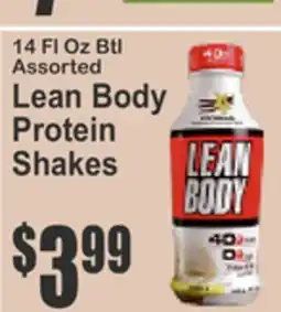 Food Universe 14 FL Oz Btl Assorted Lean Body Protein Shakes offer