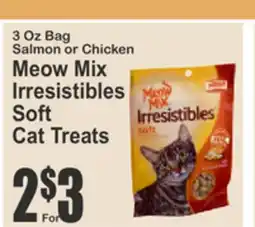 Food Universe Meow Mix Irresistibles Soft Cat Treats offer