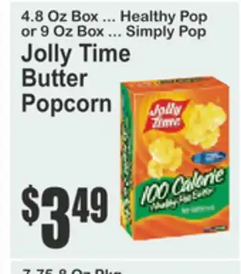 Food Universe Jolly Time Butter Popcorn offer