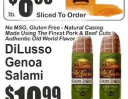 Food Universe DiLusso Genoa Salami offer