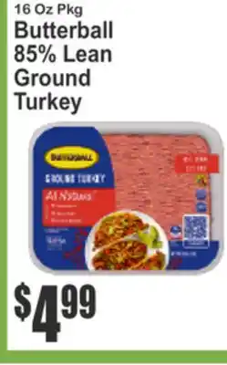 Food Universe Butterball 85% Lean Ground Turkey offer