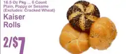 Food Universe Kaiser Rolls offer