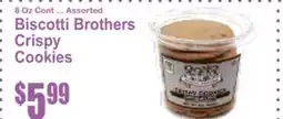 Food Universe Biscotti Brothers Crispy Cookies offer