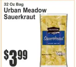 Food Universe 32 Oz Bag Urban Meadow Sauerkraut offer