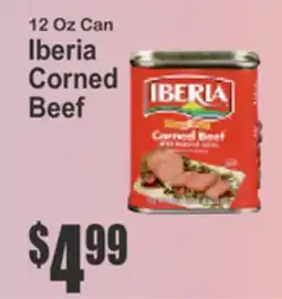 Food Universe 12 Oz Can Iberia Corned Beef offer