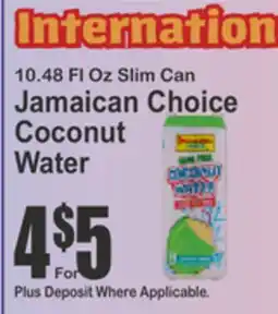 Food Universe Jamaican Choice Coconut Water offer