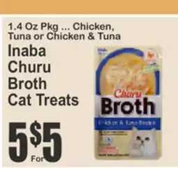 Food Universe Inaba Churu Broth Cat Treats offer