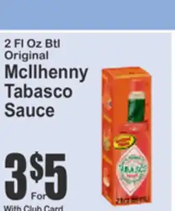Food Universe McIlhenny Tabasco Sauce offer