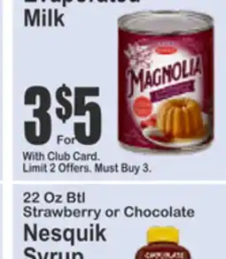 Food Universe Evaporated Milk offer