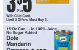 Food Universe Dole Mandarin Oranges offer