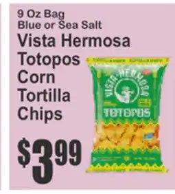 Food Universe Vista Hermosa Totopos Corn Tortilla Chips offer