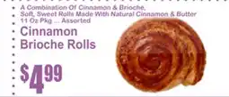 Food Universe Cinnamon Brioche Rolls offer
