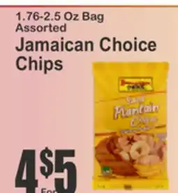 Food Universe 1.76-2.5 Oz Bag Assorted Jamaican Choice Chips offer