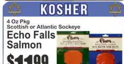 Food Universe 4 Oz Pkg Scottish or Atlantic Sockeye Echo Falls Salmon offer