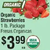 Smart & Final Organic Strawberries offer