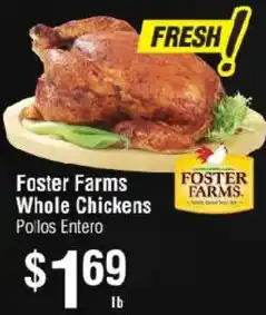 Smart & Final Foster Farms Whole Chickens offer