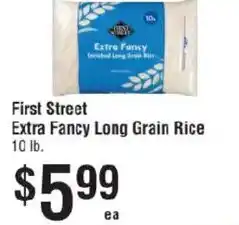 Smart & Final First Street Extra Fancy Long Grain Rice offer
