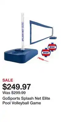 Cabela's GoSports Splash Net Elite Pool Volleyball Game offer