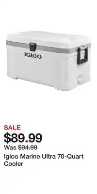 Cabela's Igloo Marine Ultra 70-Quart Cooler offer