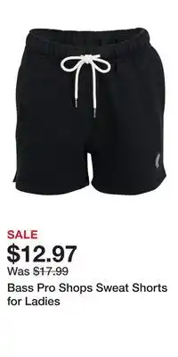 Cabela's Bass Pro Shops Sweat Shorts for Ladies offer