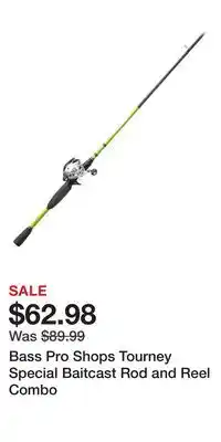 Cabela's Bass Pro Shops Tourney Special Baitcast Rod and Reel Combo offer