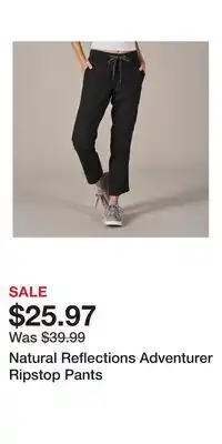 Cabela's Natural Reflections Adventurer Ripstop Pants offer