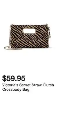 Victoria's Secret Victoria's Secret Straw Clutch Crossbody Bag offer