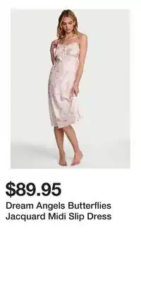 Victoria's Secret Dream Angels Butterflies Jacquard Midi Slip Dress offer