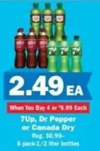 Schnucks 7Up, Dr Pepper or Canada Dry offer