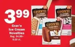 Schnucks Crav'n Ice Cream Novelties offer