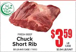 Jetro FRESH BEEF Chuck Short Rib offer