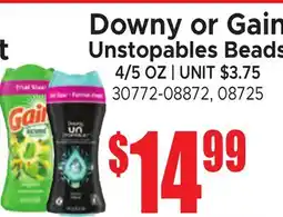 Jetro Downy or Gain Unstopables Beads offer