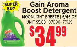 Jetro Gain Aroma Boost Detergent offer