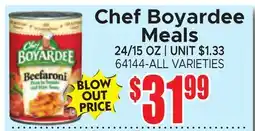 Jetro Chef Boyardee Meals offer