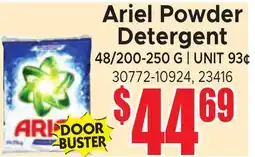 Jetro Ariel Powder Detergent offer