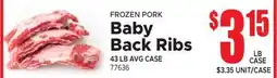 Jetro FROZEN PORK Baby Back Ribs offer
