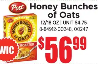 Jetro Honey Bunches of Oats offer