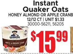 Jetro Instant Quaker Oats offer