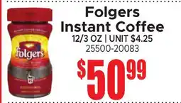 Jetro Folgers Instant Coffee offer