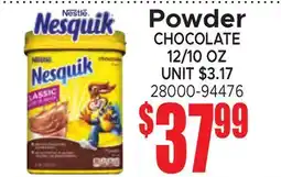 Jetro Powder CHOCOLATE offer