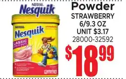 Jetro Nesquik Powder offer