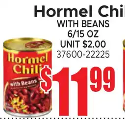 Jetro Hormel Chili WITH BEANS offer