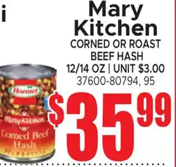 Jetro Mary Kitchen CORNED OR ROAST BEEF HASH offer